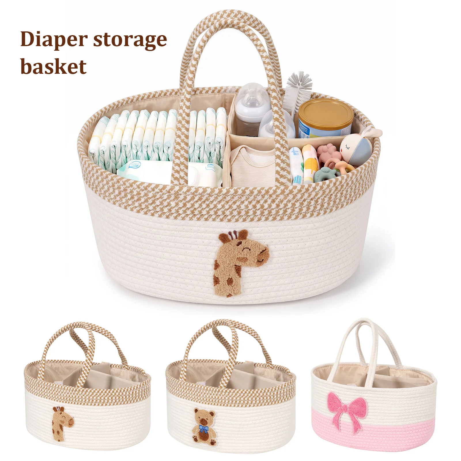 Travel Accessories Baby - Baby Diaper Caddy Organizer Multi-role Travel
