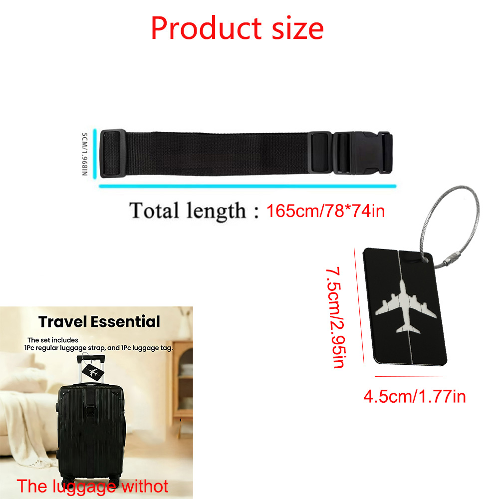 2-Piece Luggage Packing Strap  - đánh giá và giá Travel Accessories As Gifts