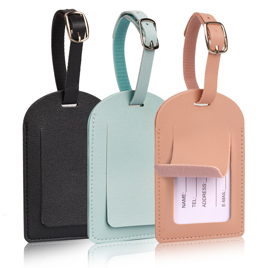 Women Men Luggage Tags PU Leat - đánh giá và giá Travel Accessories Aesthetic
