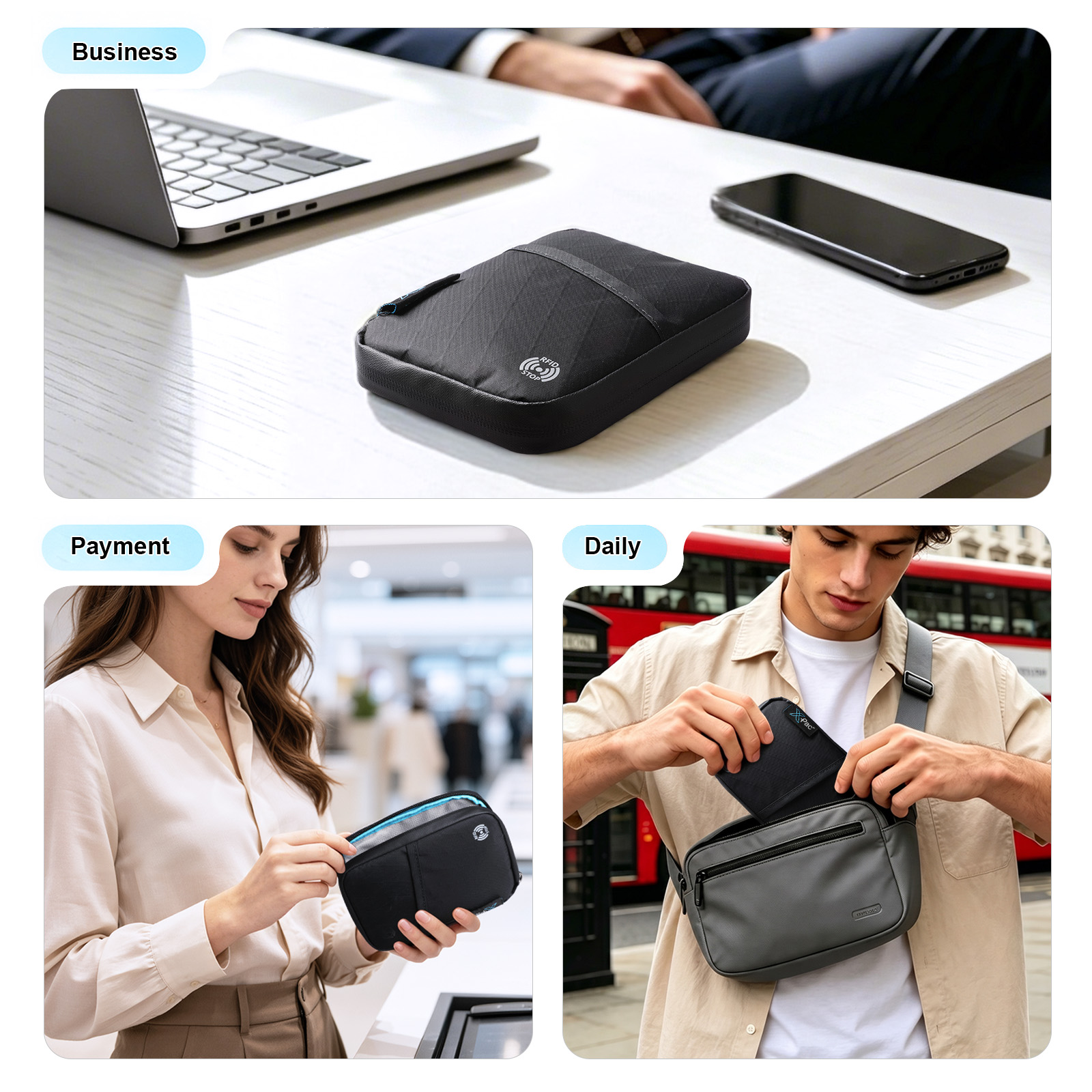HcanKcan Mini Anti-theft Passp - đánh giá và giá Travel Accessories Wallet