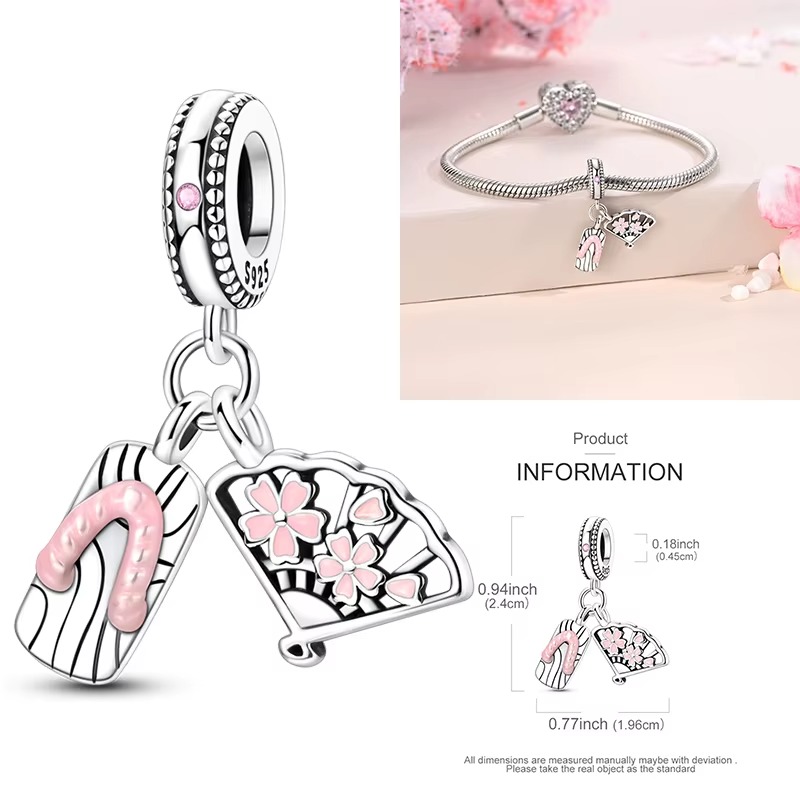925 Sterling Silver Charm Bead - đánh giá và giá Travel Accessories Jewelry