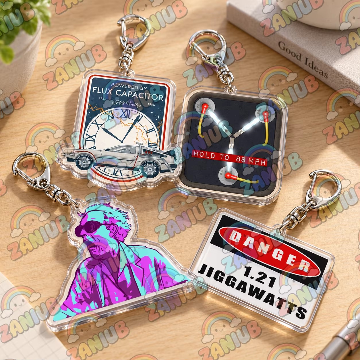 Retro Time Travel Delorean Flu - đánh giá và giá Travel Accessories Jewelry