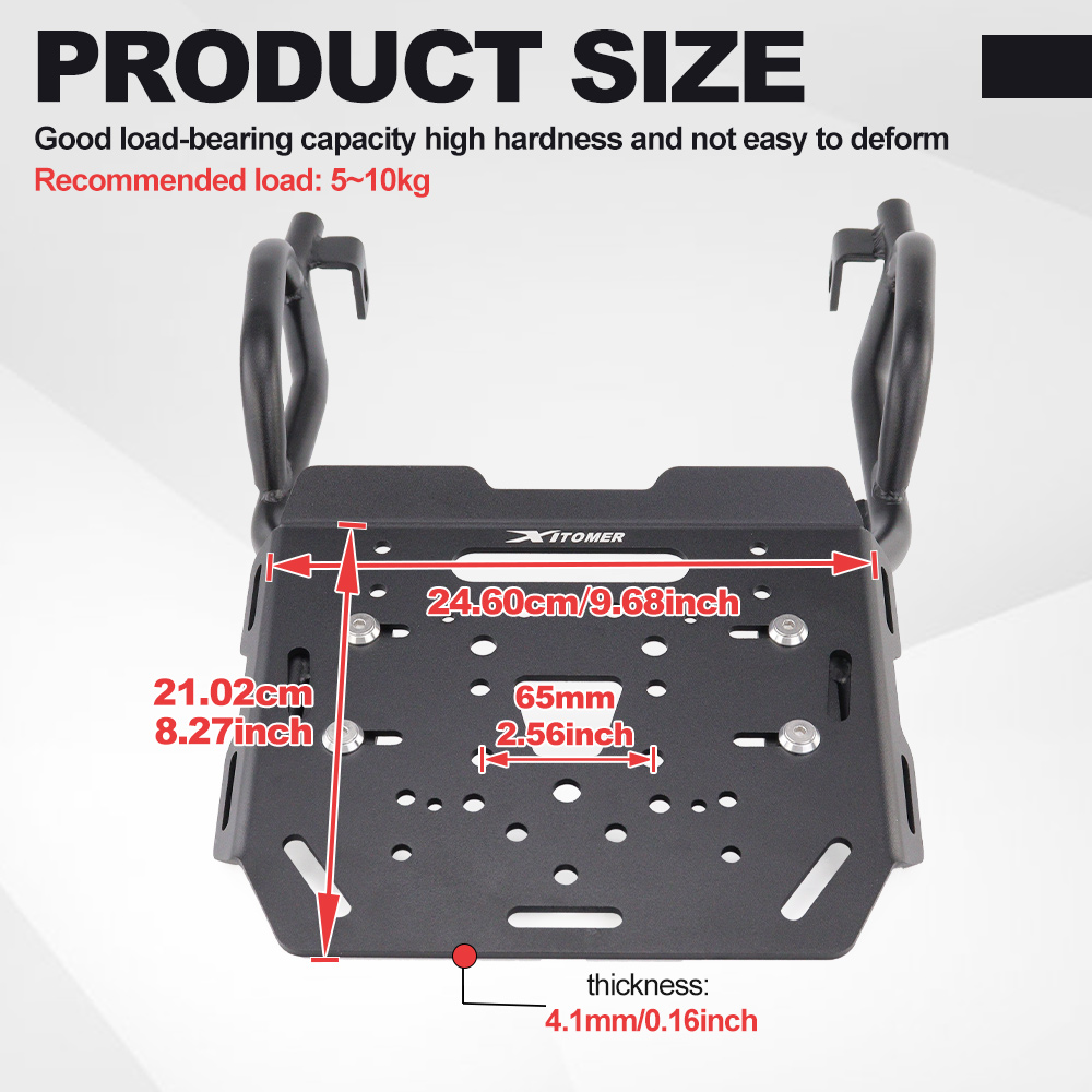 Motorcycle Rear Luggage Rack F - đánh giá và giá Luggage Cover Protector