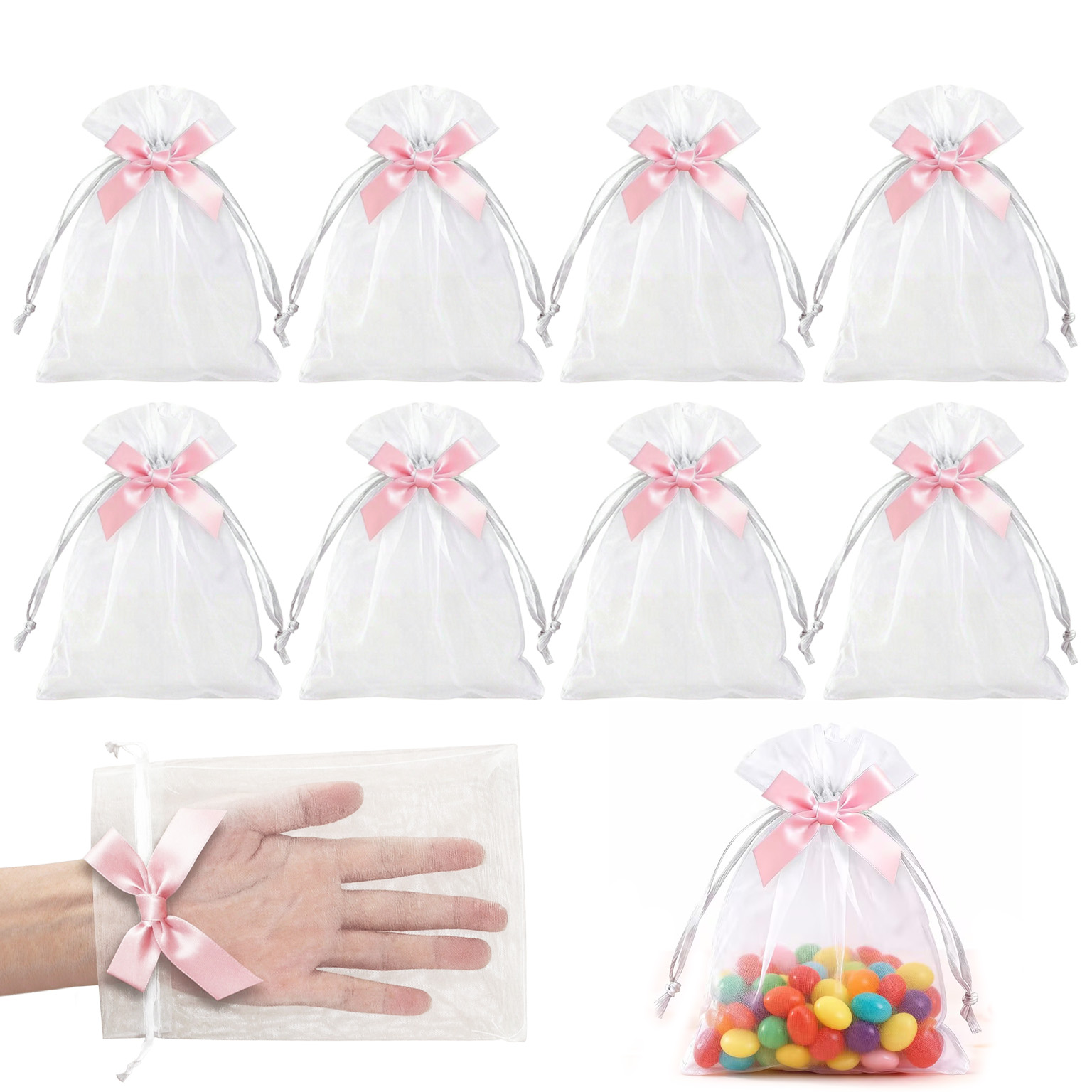 10/20Pcs Mesh Bags – Soft Tull - đánh giá và giá Travel Accessories Jewelry