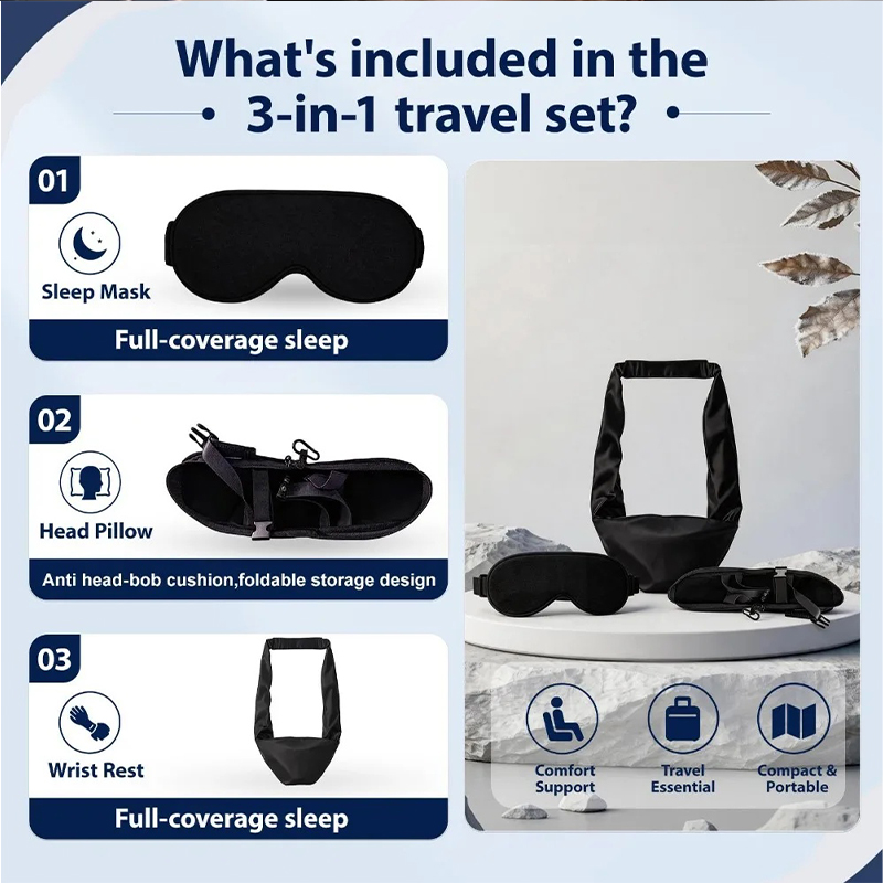 3-in-1 Airplane Sleep Support  - đánh giá và giá Travel Accessories Long Flight