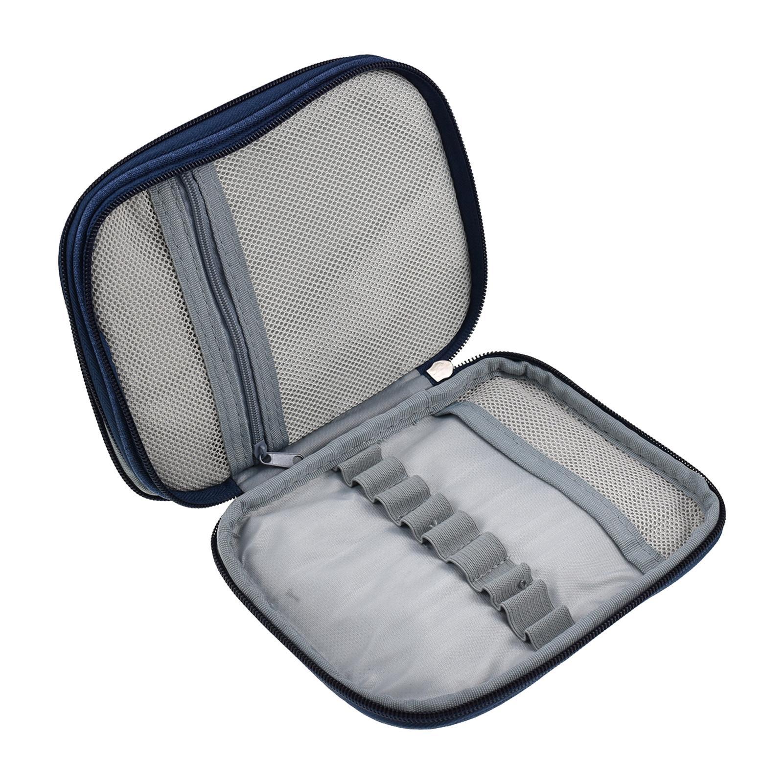 Blue Portable Travel Crochet H - đánh giá và giá Travel Accessories Organizer Bag