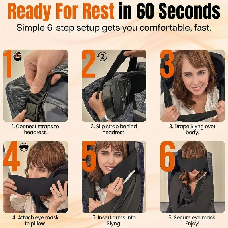 3-in-1 Airplane Sleep Support  - đánh giá và giá Travel Accessories India