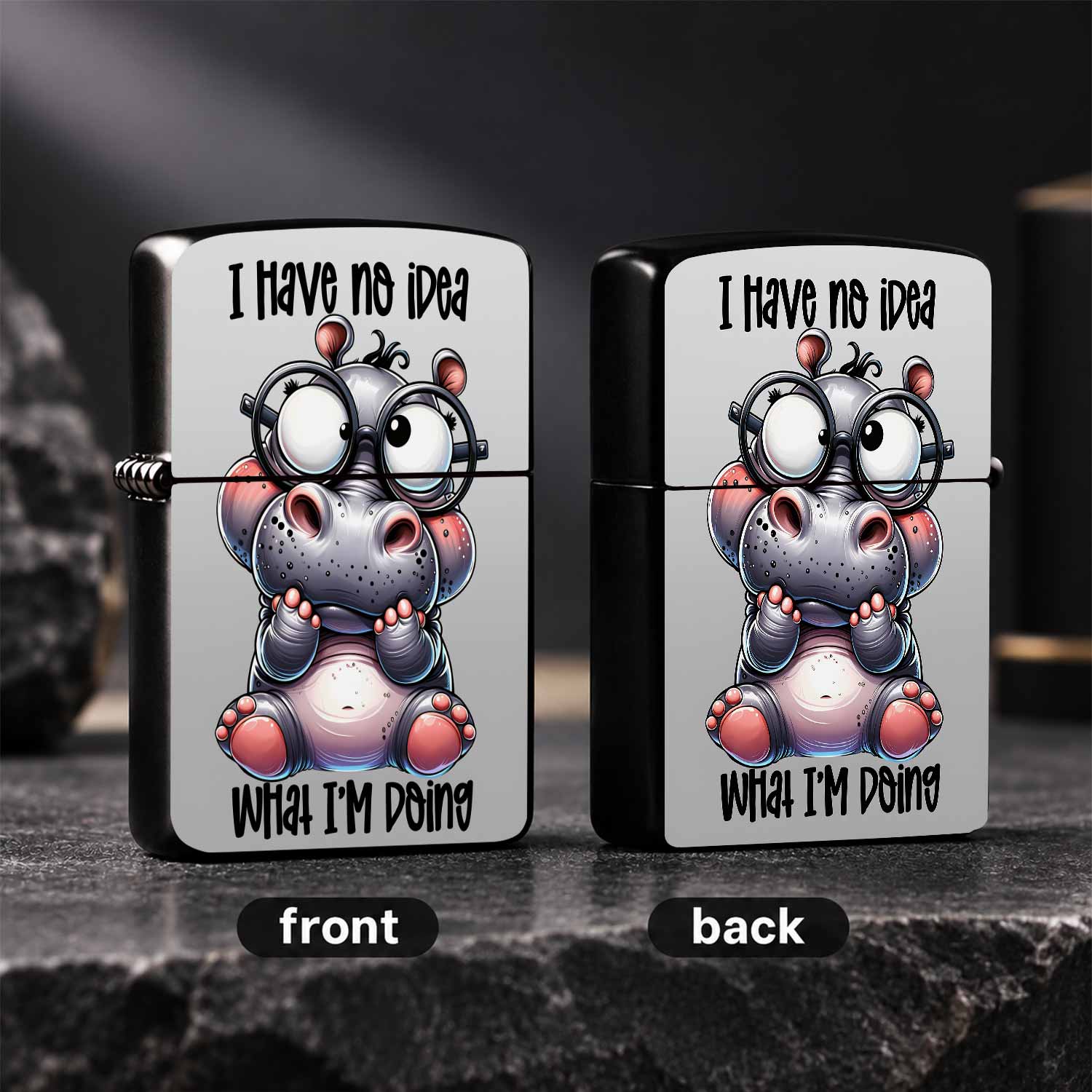 Cute Hippo Pattern Lighter Fun - đánh giá và giá Travel Accessories Ideas