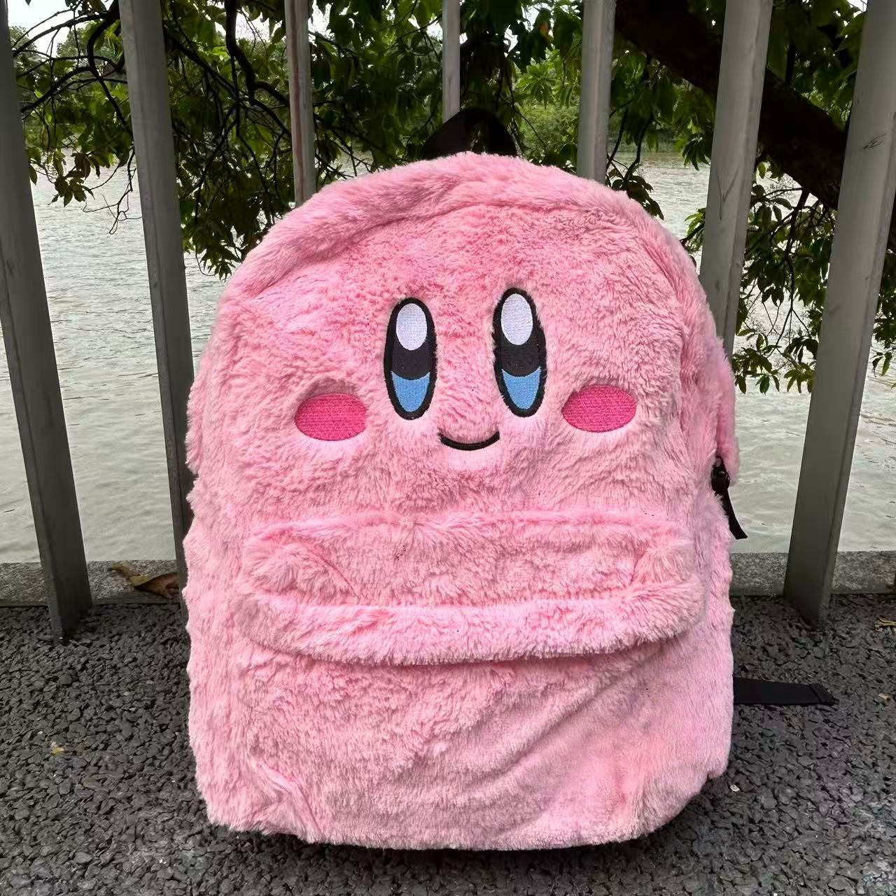 Kawaii Kirby Plush Backpack La - đánh giá và giá Travel Accessories As Gifts