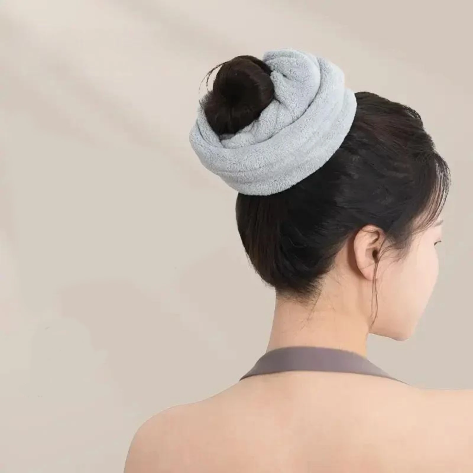 1PC Absorbent Hair Towel Scrun - đánh giá và giá Travel Accessories Aesthetic