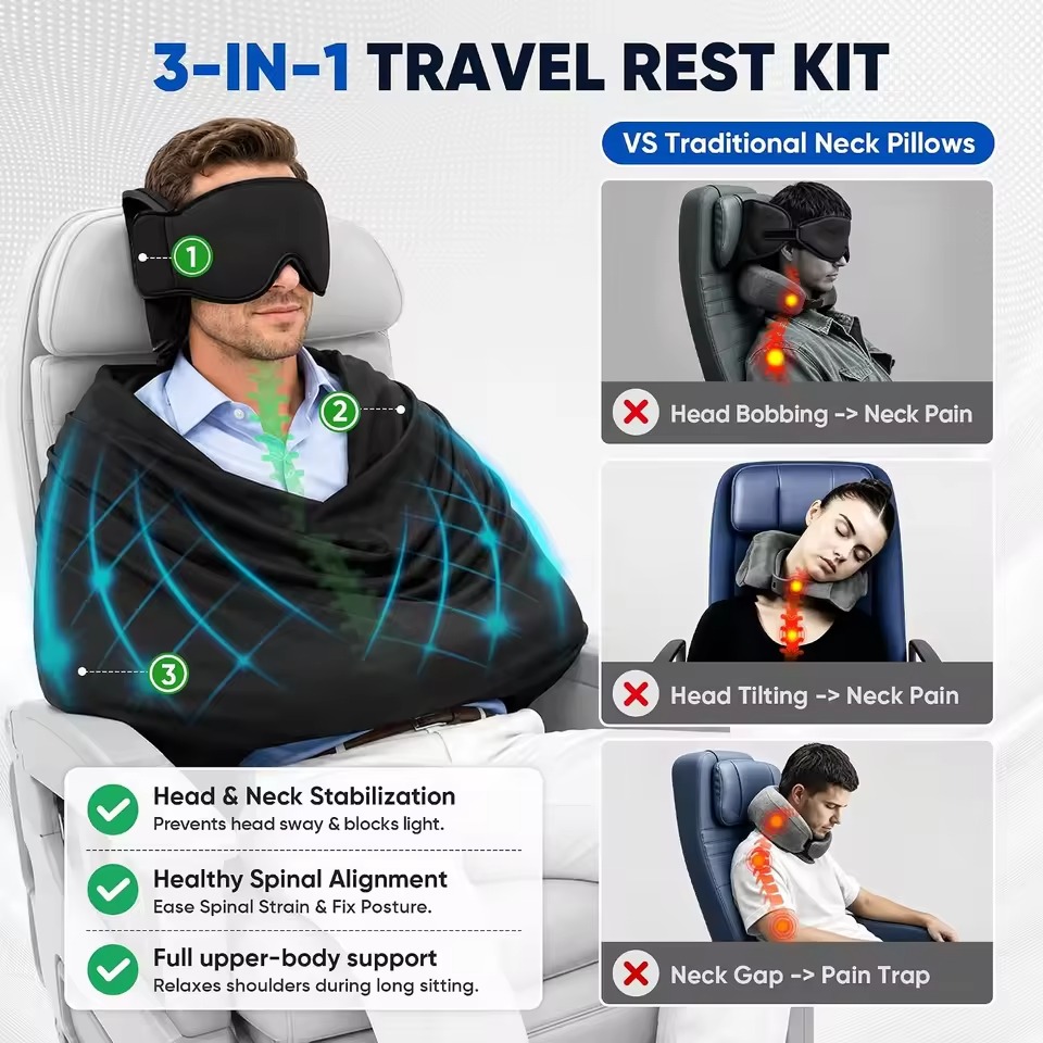 3-in-1 Car Sleep Seat Supports - đánh giá và giá Travel Accessories India