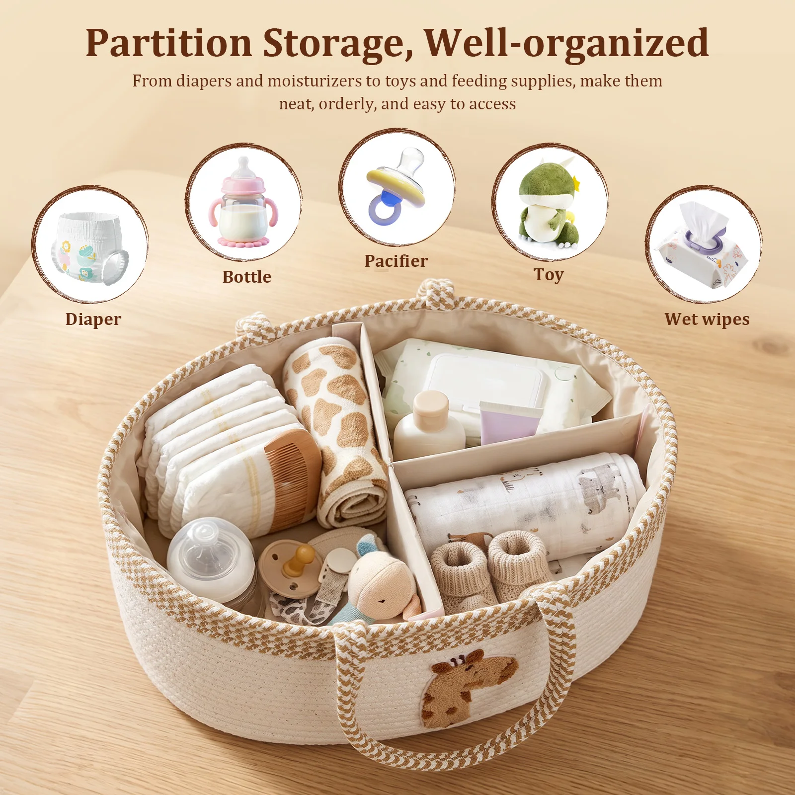 Baby Diaper Caddy Organizer Mu - đánh giá và giá Travel Accessories Baby