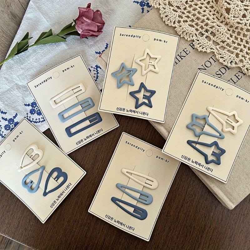 15pcs Matte Hair Clips Cute Gr - đánh giá và giá Travel Accessories Aesthetic